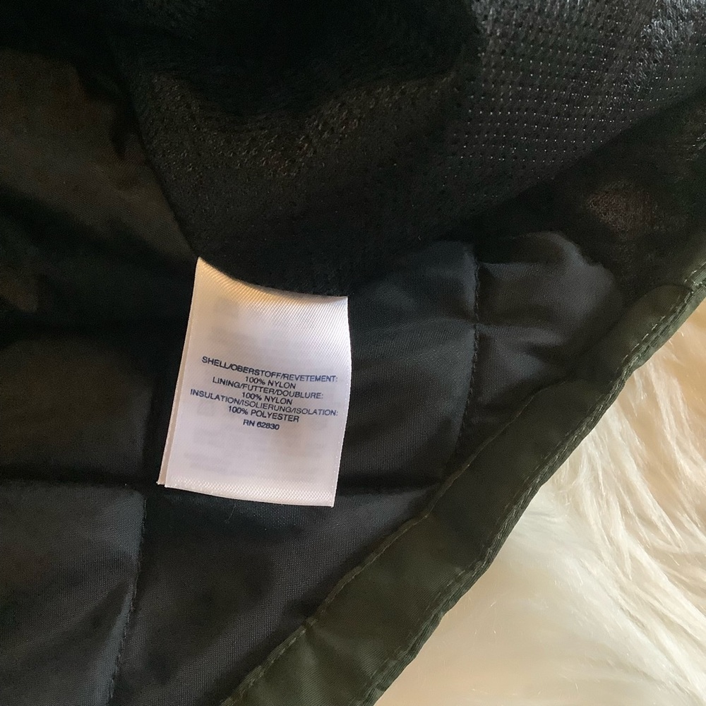 Men's Insulated Squall Parka Army Green Olive Coat Quilted Winter Rain Coat XL - Picture 12 of 16